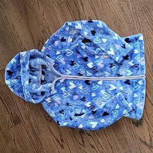 Lands' End Blue Fleece Jacket, Size 8